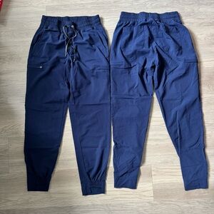 White Cross Deep Blue Jogger Pants